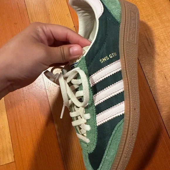 Adidas GT II Green and White Sneakers - Picture 4 of 8